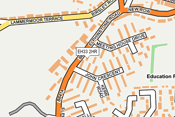 EH33 2HR map - OS OpenMap – Local (Ordnance Survey) EH33 2HR map - OS OpenMap – Local (Ordnance Survey)