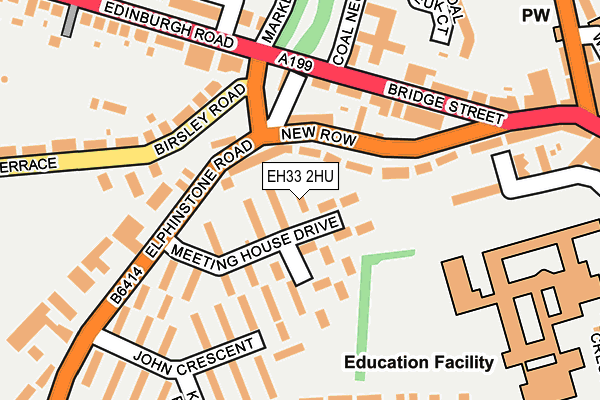 EH33 2HU map - OS OpenMap – Local (Ordnance Survey) EH33 2HU map - OS OpenMap – Local (Ordnance Survey)