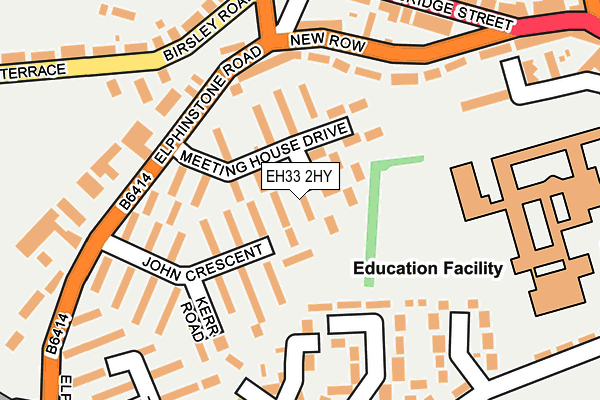 EH33 2HY map - OS OpenMap – Local (Ordnance Survey) EH33 2HY map - OS OpenMap – Local (Ordnance Survey)