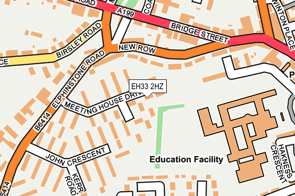 EH33 2HZ map - OS OpenMap – Local (Ordnance Survey) EH33 2HZ map - OS OpenMap – Local (Ordnance Survey)