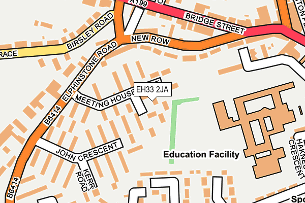 EH33 2JA map - OS OpenMap – Local (Ordnance Survey) EH33 2JA map - OS OpenMap – Local (Ordnance Survey)
