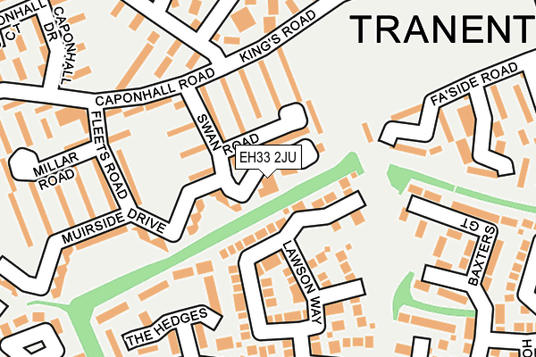EH33 2JU map - OS OpenMap – Local (Ordnance Survey) EH33 2JU map - OS OpenMap – Local (Ordnance Survey)