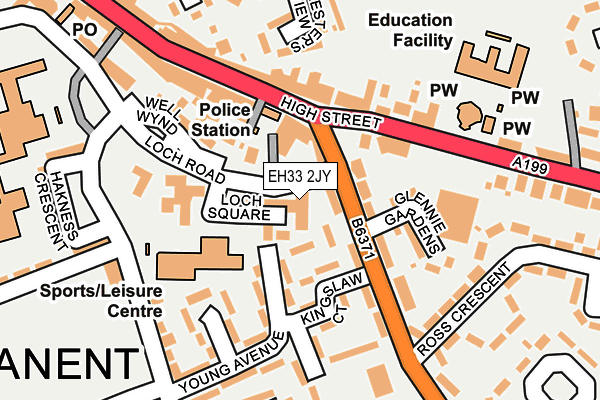 EH33 2JY map - OS OpenMap – Local (Ordnance Survey) EH33 2JY map - OS OpenMap – Local (Ordnance Survey)