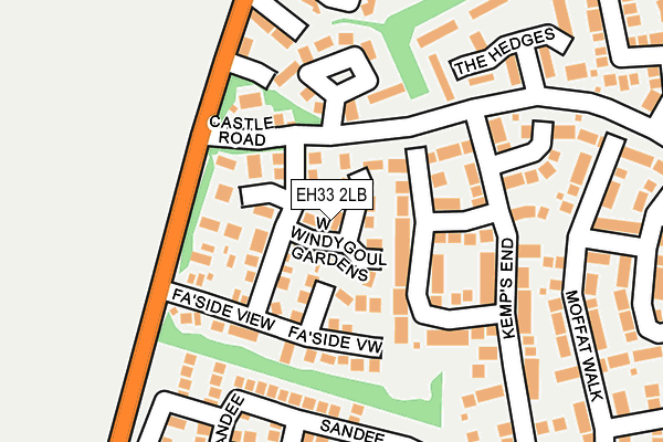 EH33 2LB map - OS OpenMap – Local (Ordnance Survey) EH33 2LB map - OS OpenMap – Local (Ordnance Survey)