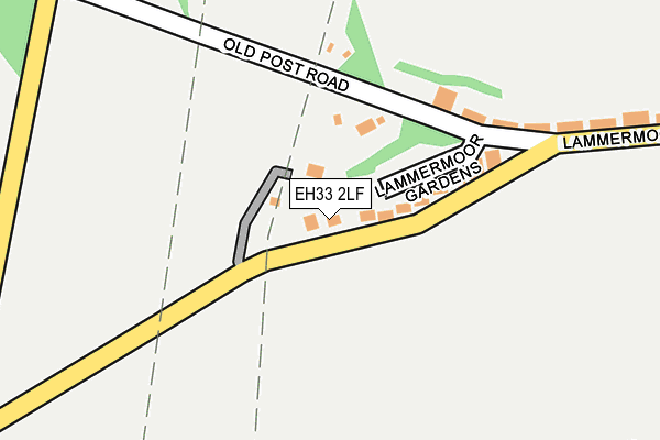 EH33 2LF map - OS OpenMap – Local (Ordnance Survey) EH33 2LF map - OS OpenMap – Local (Ordnance Survey)