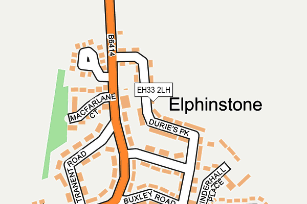 EH33 2LH map - OS OpenMap – Local (Ordnance Survey) EH33 2LH map - OS OpenMap – Local (Ordnance Survey)
