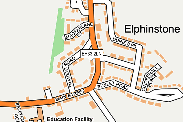 EH33 2LN map - OS OpenMap – Local (Ordnance Survey) EH33 2LN map - OS OpenMap – Local (Ordnance Survey)