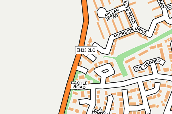 EH33 2LQ map - OS OpenMap – Local (Ordnance Survey) EH33 2LQ map - OS OpenMap – Local (Ordnance Survey)