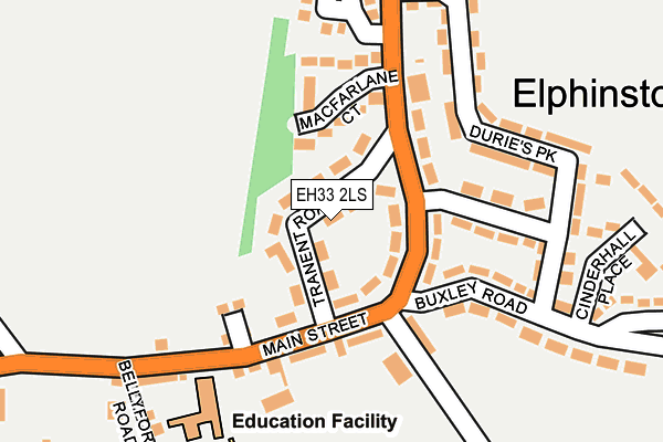 EH33 2LS map - OS OpenMap – Local (Ordnance Survey) EH33 2LS map - OS OpenMap – Local (Ordnance Survey)