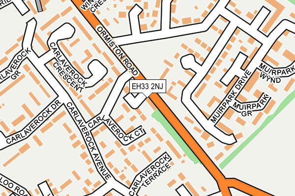EH33 2NJ map - OS OpenMap – Local (Ordnance Survey) EH33 2NJ map - OS OpenMap – Local (Ordnance Survey)