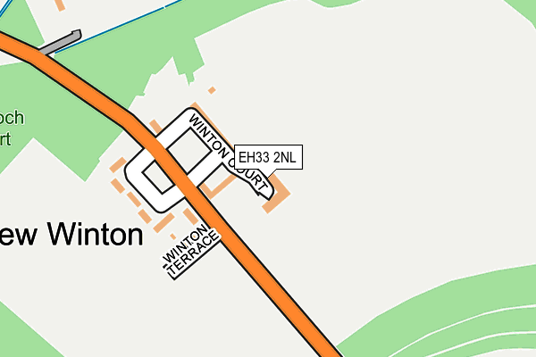 EH33 2NL map - OS OpenMap – Local (Ordnance Survey) EH33 2NL map - OS OpenMap – Local (Ordnance Survey)