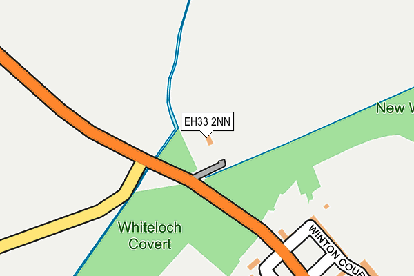 EH33 2NN map - OS OpenMap – Local (Ordnance Survey) EH33 2NN map - OS OpenMap – Local (Ordnance Survey)