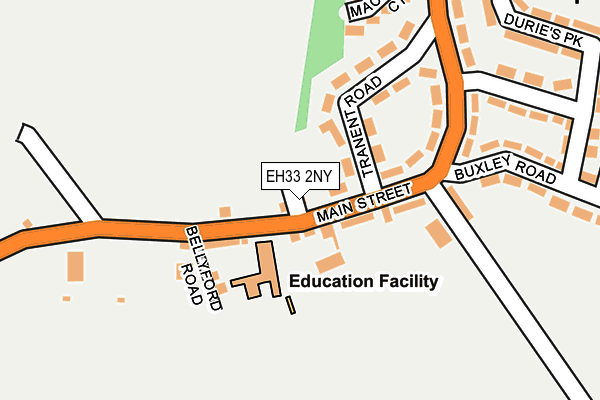 EH33 2NY map - OS OpenMap – Local (Ordnance Survey) EH33 2NY map - OS OpenMap – Local (Ordnance Survey)