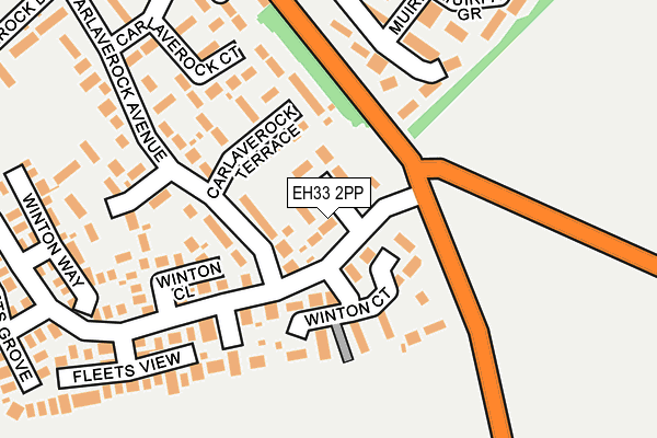 EH33 2PP map - OS OpenMap – Local (Ordnance Survey) EH33 2PP map - OS OpenMap – Local (Ordnance Survey)