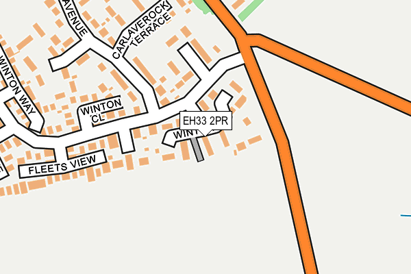 EH33 2PR map - OS OpenMap – Local (Ordnance Survey) EH33 2PR map - OS OpenMap – Local (Ordnance Survey)