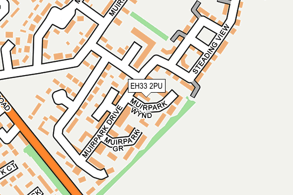 EH33 2PU map - OS OpenMap – Local (Ordnance Survey) EH33 2PU map - OS OpenMap – Local (Ordnance Survey)