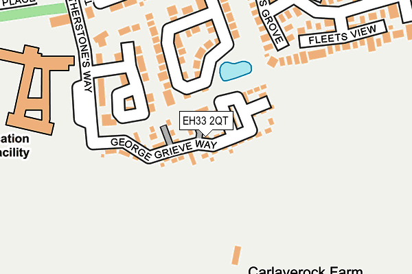 EH33 2QT map - OS OpenMap – Local (Ordnance Survey) EH33 2QT map - OS OpenMap – Local (Ordnance Survey)