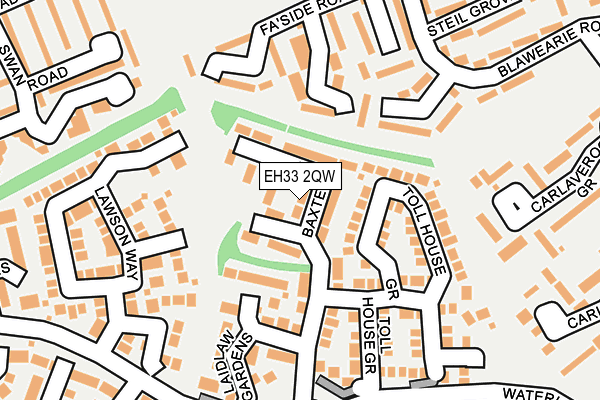 EH33 2QW map - OS OpenMap – Local (Ordnance Survey) EH33 2QW map - OS OpenMap – Local (Ordnance Survey)