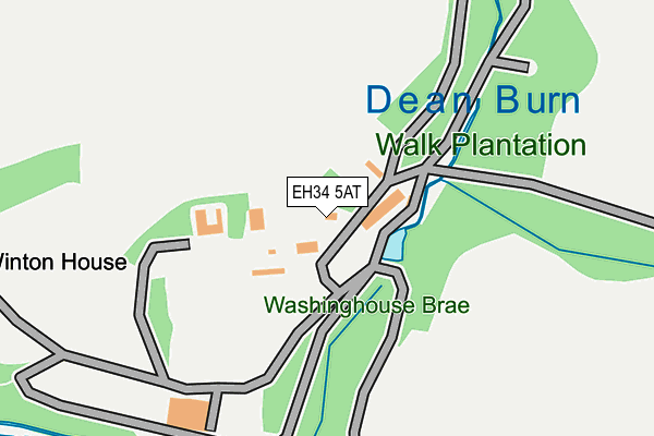 EH34 5AT map - OS OpenMap – Local (Ordnance Survey) EH34 5AT map - OS OpenMap – Local (Ordnance Survey)