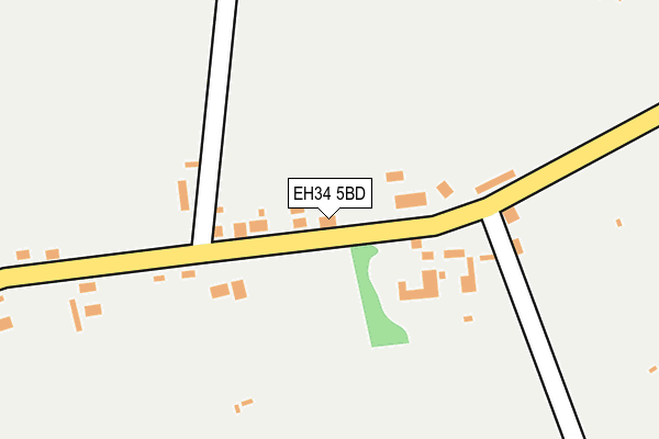 EH34 5BD map - OS OpenMap – Local (Ordnance Survey) EH34 5BD map - OS OpenMap – Local (Ordnance Survey)