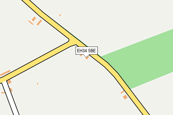 EH34 5BE map - OS OpenMap – Local (Ordnance Survey) EH34 5BE map - OS OpenMap – Local (Ordnance Survey)