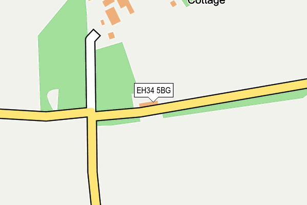 EH34 5BG map - OS OpenMap – Local (Ordnance Survey) EH34 5BG map - OS OpenMap – Local (Ordnance Survey)