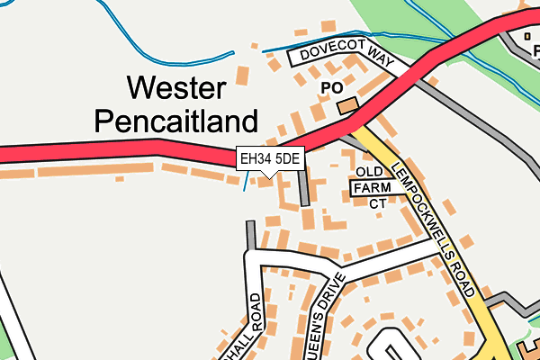 EH34 5DE map - OS OpenMap – Local (Ordnance Survey) EH34 5DE map - OS OpenMap – Local (Ordnance Survey)