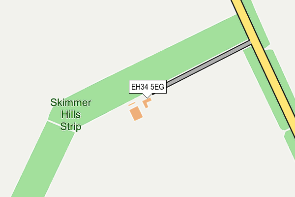 EH34 5EG map - OS OpenMap – Local (Ordnance Survey) EH34 5EG map - OS OpenMap – Local (Ordnance Survey)