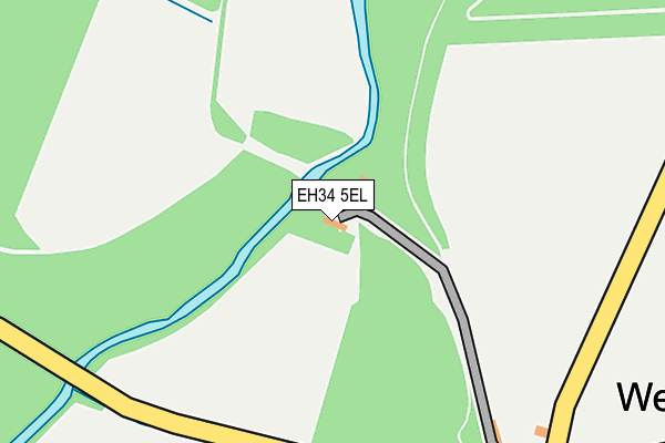 EH34 5EL map - OS OpenMap – Local (Ordnance Survey) EH34 5EL map - OS OpenMap – Local (Ordnance Survey)