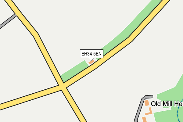 EH34 5EN map - OS OpenMap – Local (Ordnance Survey) EH34 5EN map - OS OpenMap – Local (Ordnance Survey)