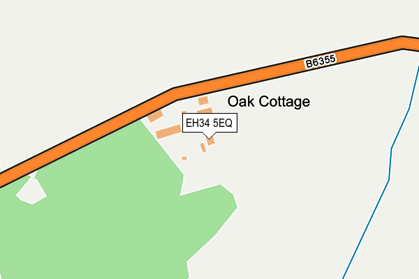 EH34 5EQ map - OS OpenMap – Local (Ordnance Survey) EH34 5EQ map - OS OpenMap – Local (Ordnance Survey)