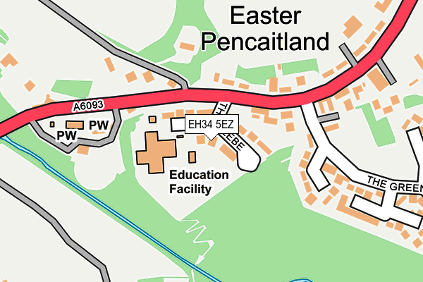 EH34 5EZ map - OS OpenMap – Local (Ordnance Survey) EH34 5EZ map - OS OpenMap – Local (Ordnance Survey)