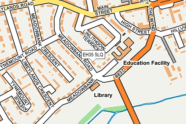EH35 5LQ map - OS OpenMap – Local (Ordnance Survey) EH35 5LQ map - OS OpenMap – Local (Ordnance Survey)