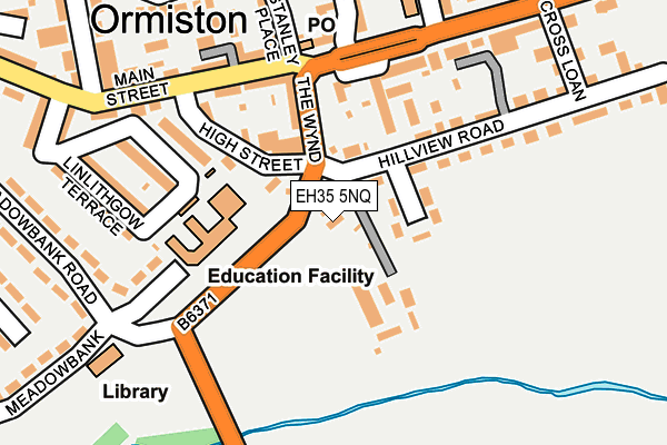 EH35 5NQ map - OS OpenMap – Local (Ordnance Survey)