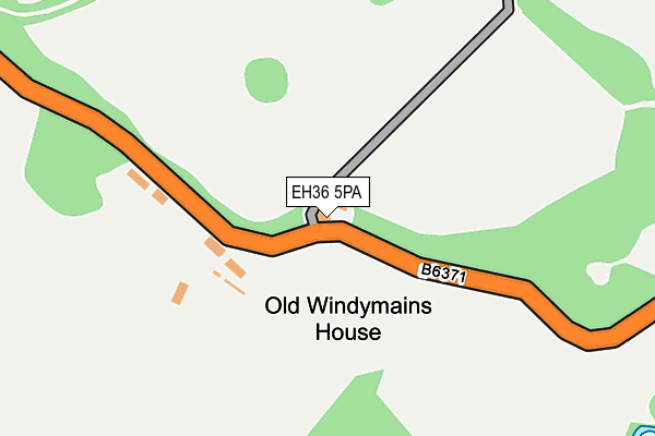 EH36 5PA map - OS OpenMap – Local (Ordnance Survey) EH36 5PA map - OS OpenMap – Local (Ordnance Survey)