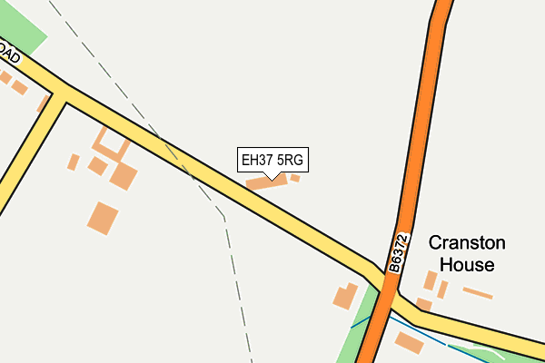 EH37 5RG map - OS OpenMap – Local (Ordnance Survey) EH37 5RG map - OS OpenMap – Local (Ordnance Survey)