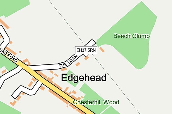 EH37 5RN map - OS OpenMap – Local (Ordnance Survey) EH37 5RN map - OS OpenMap – Local (Ordnance Survey)