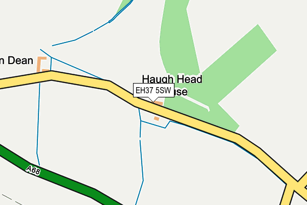 EH37 5SW map - OS OpenMap – Local (Ordnance Survey) EH37 5SW map - OS OpenMap – Local (Ordnance Survey)