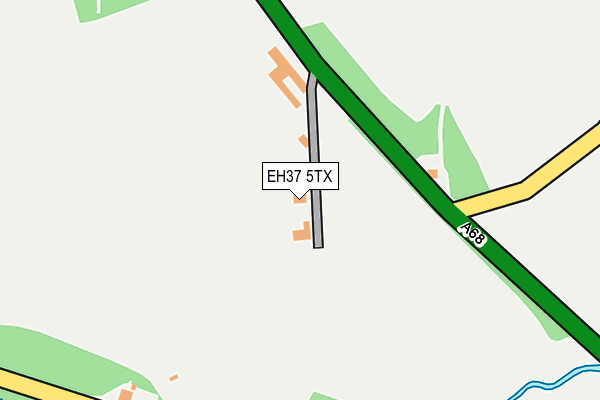 EH37 5TX map - OS OpenMap – Local (Ordnance Survey) EH37 5TX map - OS OpenMap – Local (Ordnance Survey)