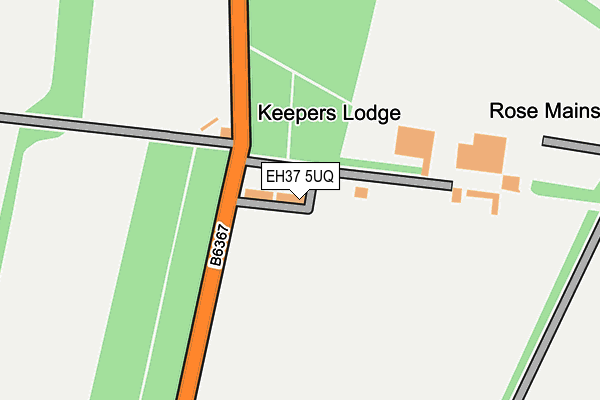 EH37 5UQ map - OS OpenMap – Local (Ordnance Survey) EH37 5UQ map - OS OpenMap – Local (Ordnance Survey)