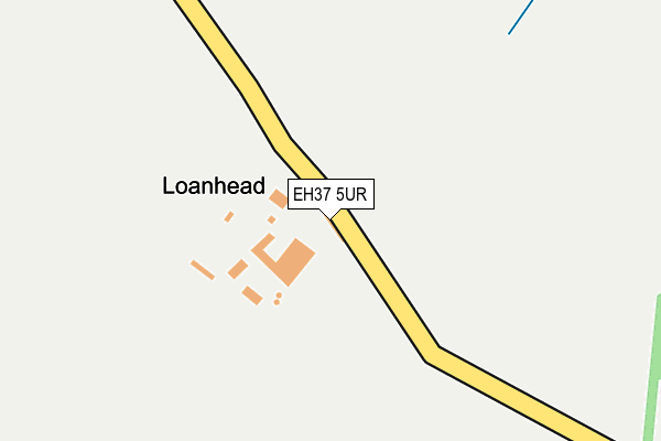 EH37 5UR map - OS OpenMap – Local (Ordnance Survey) EH37 5UR map - OS OpenMap – Local (Ordnance Survey)