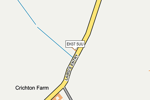 EH37 5UU map - OS OpenMap – Local (Ordnance Survey) EH37 5UU map - OS OpenMap – Local (Ordnance Survey)