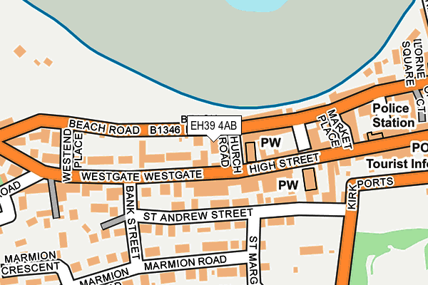 EH39 4AB map - OS OpenMap – Local (Ordnance Survey) EH39 4AB map - OS OpenMap – Local (Ordnance Survey)
