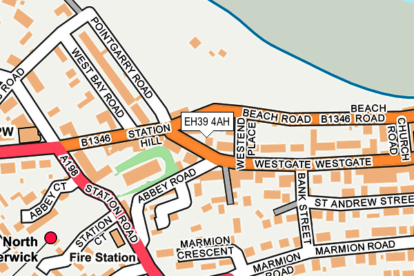 EH39 4AH map - OS OpenMap – Local (Ordnance Survey) EH39 4AH map - OS OpenMap – Local (Ordnance Survey)