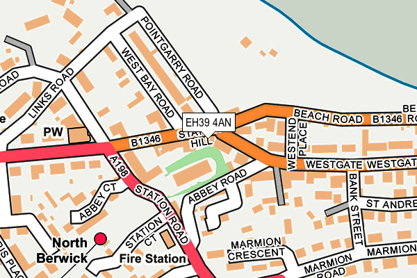 EH39 4AN map - OS OpenMap – Local (Ordnance Survey) EH39 4AN map - OS OpenMap – Local (Ordnance Survey)