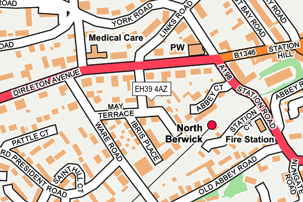 EH39 4AZ map - OS OpenMap – Local (Ordnance Survey) EH39 4AZ map - OS OpenMap – Local (Ordnance Survey)