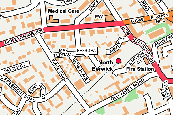 EH39 4BA map - OS OpenMap – Local (Ordnance Survey) EH39 4BA map - OS OpenMap – Local (Ordnance Survey)