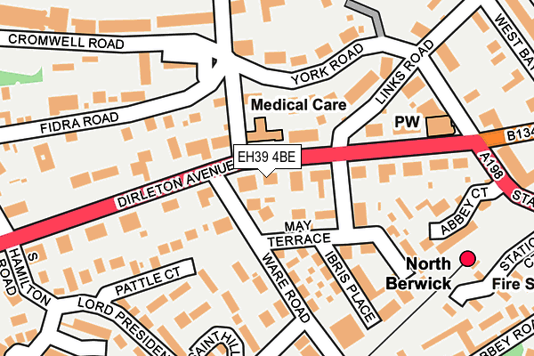 EH39 4BE map - OS OpenMap – Local (Ordnance Survey) EH39 4BE map - OS OpenMap – Local (Ordnance Survey)
