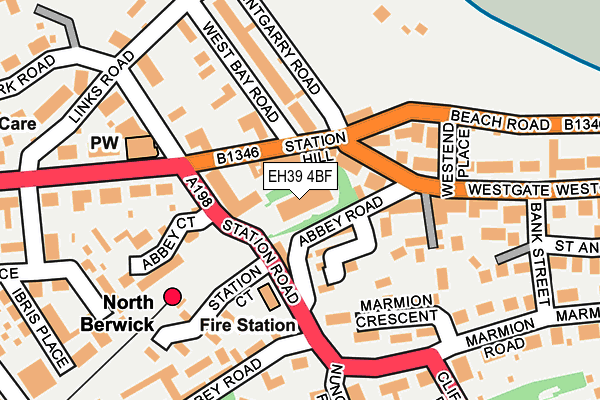EH39 4BF map - OS OpenMap – Local (Ordnance Survey) EH39 4BF map - OS OpenMap – Local (Ordnance Survey)