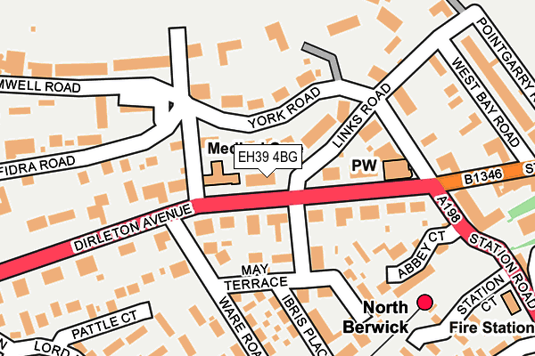 EH39 4BG map - OS OpenMap – Local (Ordnance Survey) EH39 4BG map - OS OpenMap – Local (Ordnance Survey)